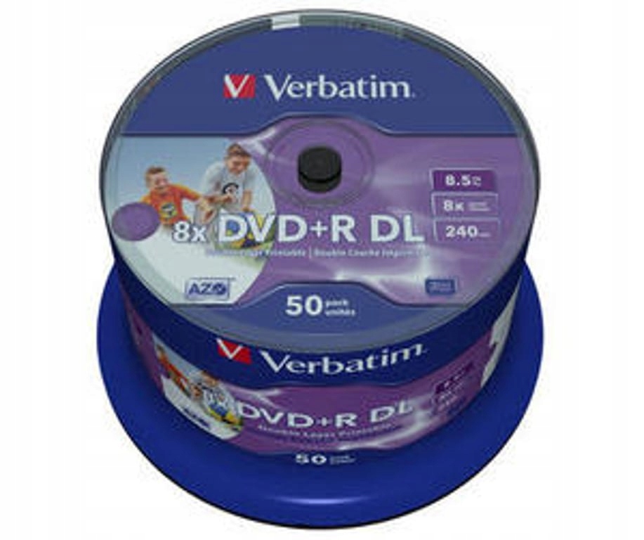 Verbatim 43703 płyta DVD 8,5 GB DVD-R 50 szt.