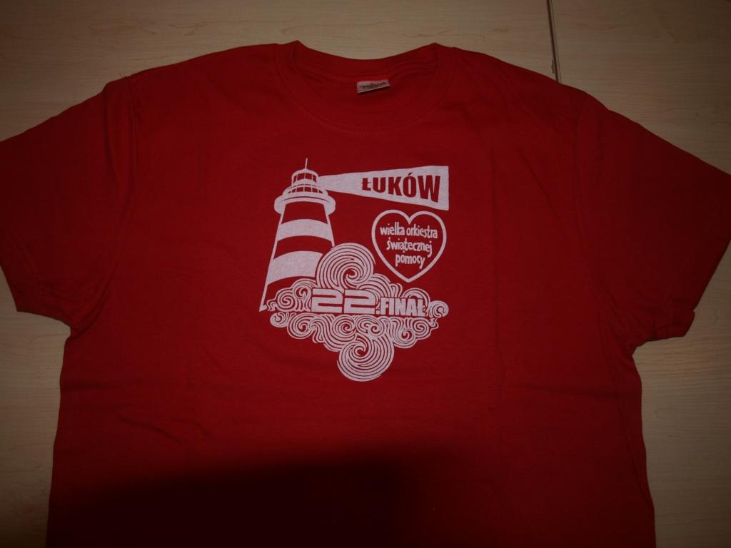 T-shirt czerwona XXII Łukowski Finał WOŚP r. L