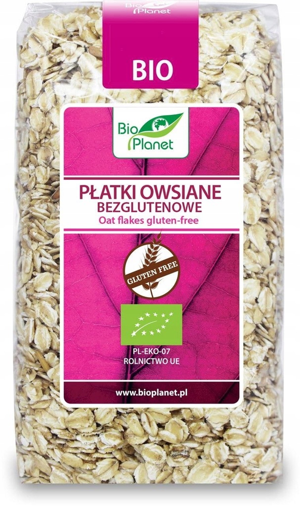 Płatki owsiane bezglutenowe BIO 300 g - Bio Planet