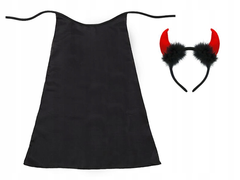 STRÓJ DIABEŁEK KOSTIUM DIABEŁ DIABLICA PRZEBRANIE DIABEŁEK HALLOWEEN M 2el