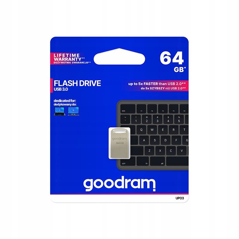 241L632 Goodram USB flash disk, USB 3.0, 64GB,