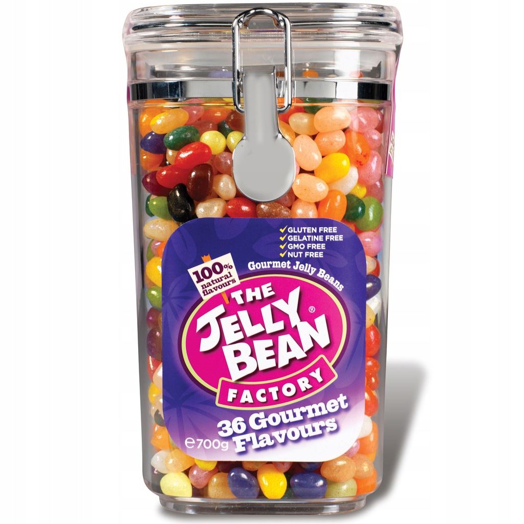 Fasolki Owocowe Jelly Bean Facotory Słoik 700g