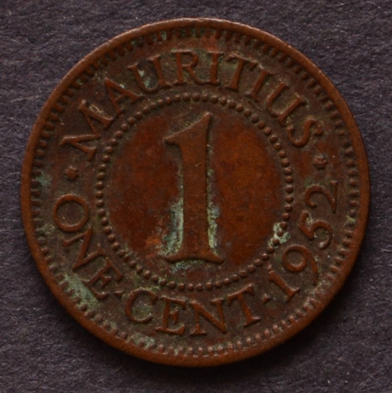 Mauritius - 1 cent 1952