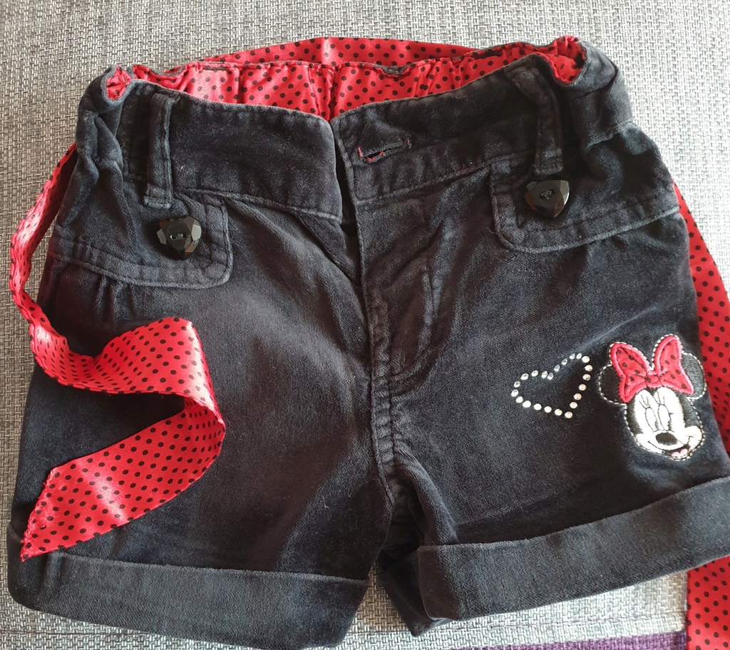 DISNEY Szorty r. 86 Myszka Minnie