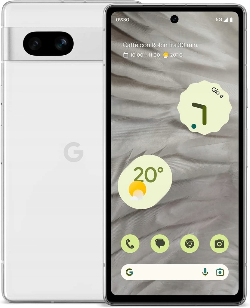 Google Pixel 7a 8 GB / 128 GB 5G biały bez blokady komplet