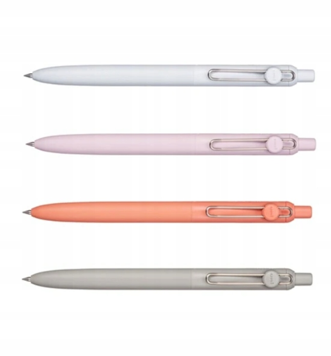 Żelowy długopis szary Zento Mitsubishi Pencil 0,38 mm czarny wkład