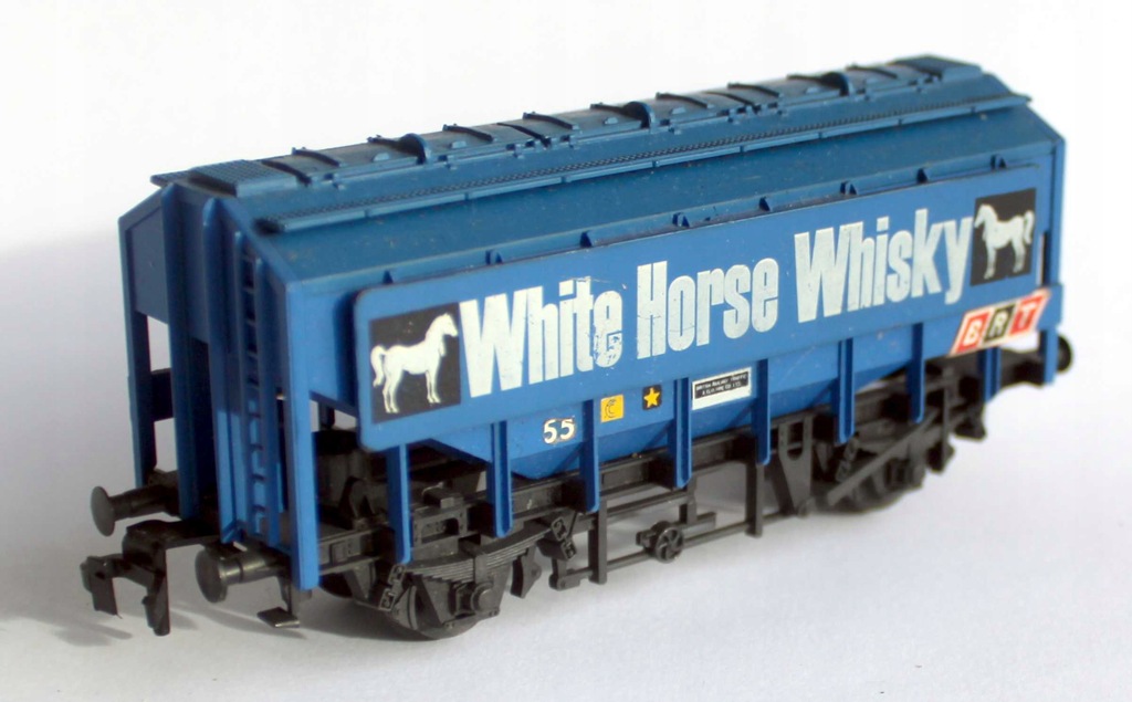 Wagon do zboża WHITE HORSE WHISKY niebieski 2os. HORNBY skala 00/HO