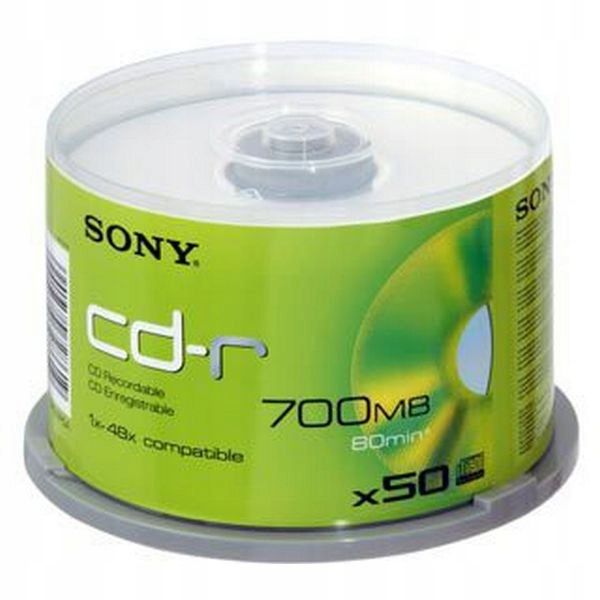 CD-R Sony 50CDQ80NSPMD Spindle 50