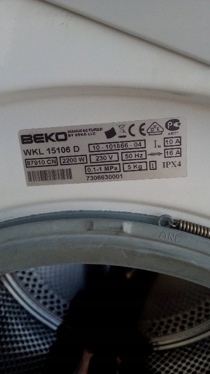 pralka BEKO WKL 15106 D części wszystkie