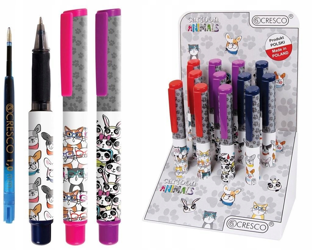 PIÓRO ŻELOWE GO PEN A (12SZT), CRESCO
