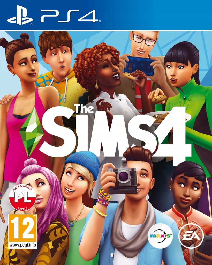 THE SIMS 4 PS4 PODSTAWA PL FOLIA NOWA SIMSY