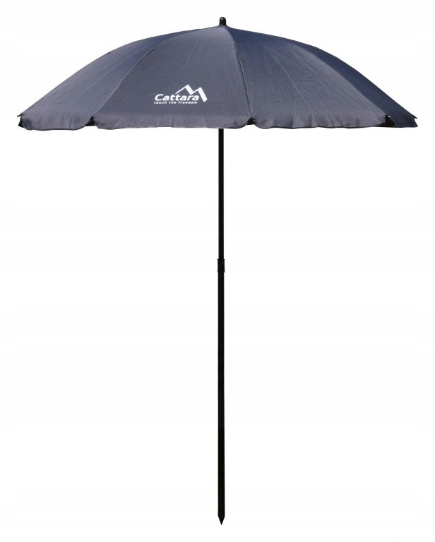 Składany parasol 180 cm - szary