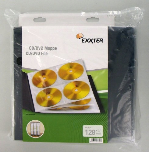 Exxter 00105113 Segregator do 128 płyt CD/DVD