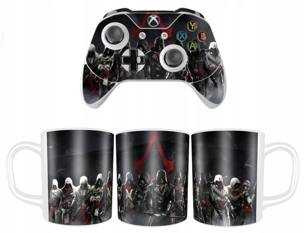 Naklejka Na Pada Xbox One + KUBEK Assassin’s Creed