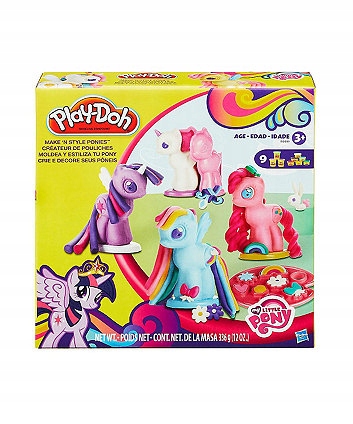 Play Doh My Little Pony Kucyki B0009 Ciastolina 7709250244 Oficjalne Archiwum Allegro