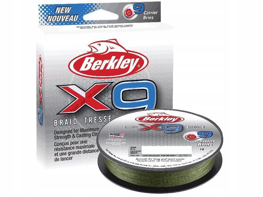 BERKLEY X9 GREEN 270M 0.40MM 45,6KG