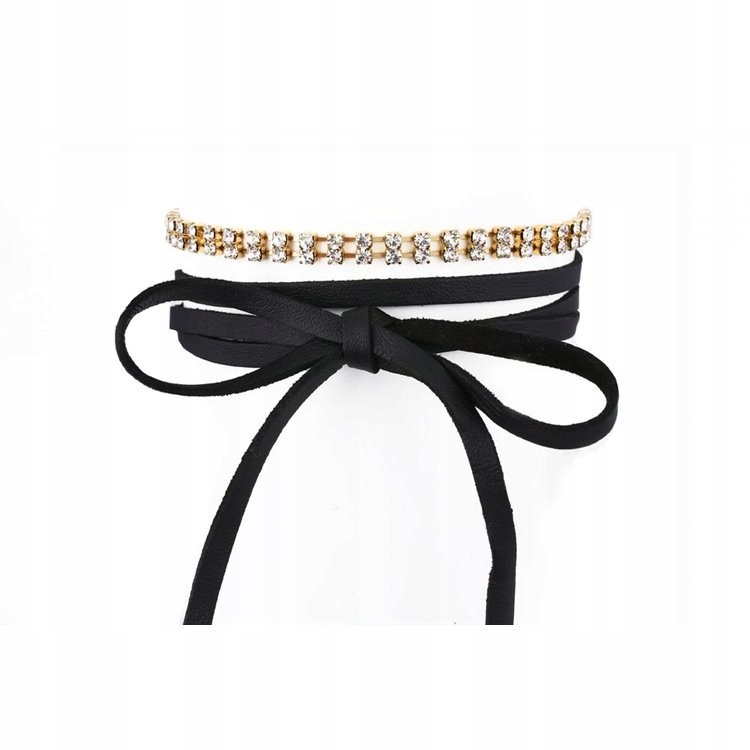 NASZYJNIK CHOKER ELEGANT CRYSTAL N525