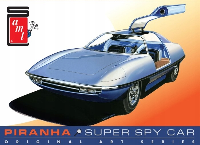 Model plastikowy AMT - Piranha Spy Car - Original