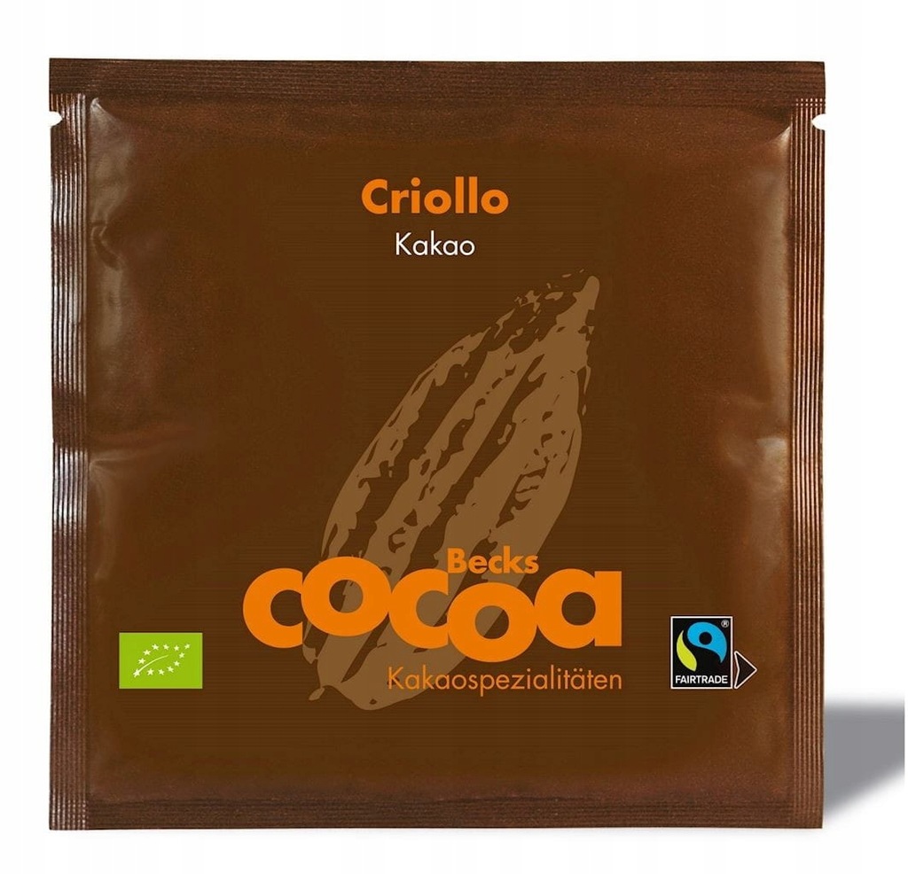 KAKAO CRIOLLO W PROSZKU FAIR TRADE BEZGLUTENOWE BIO 20 g BECKS COCOA