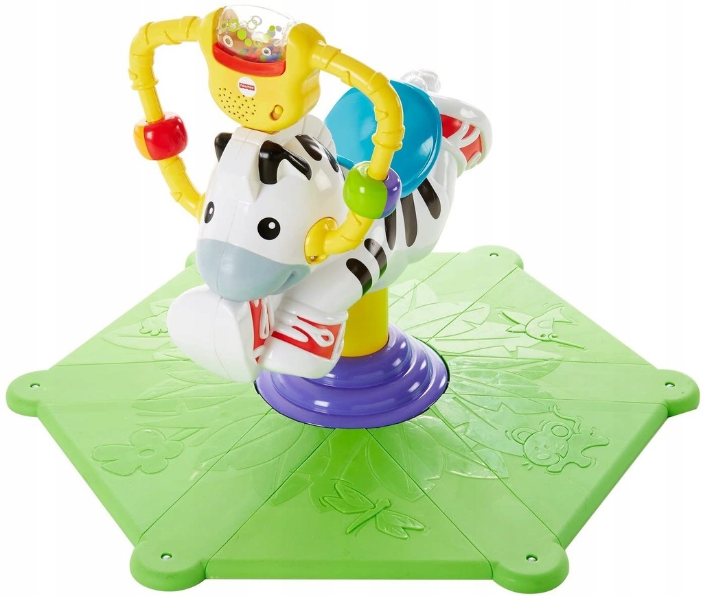 K0317 FISHER PRICE ZEBRA SKOCZEK BUJAK RODEO