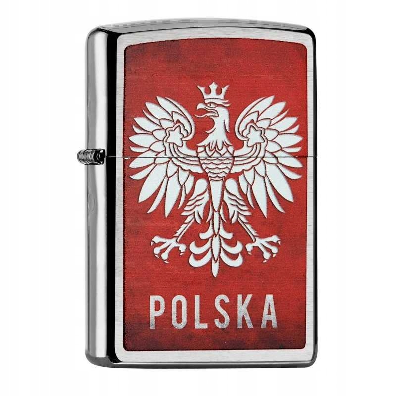 Zapalniczka ZIPPO Polska, Brushed Chrome