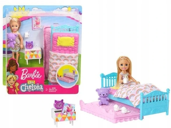 Lalka Barbie FXG83 sypialnia Chelsea Puppe