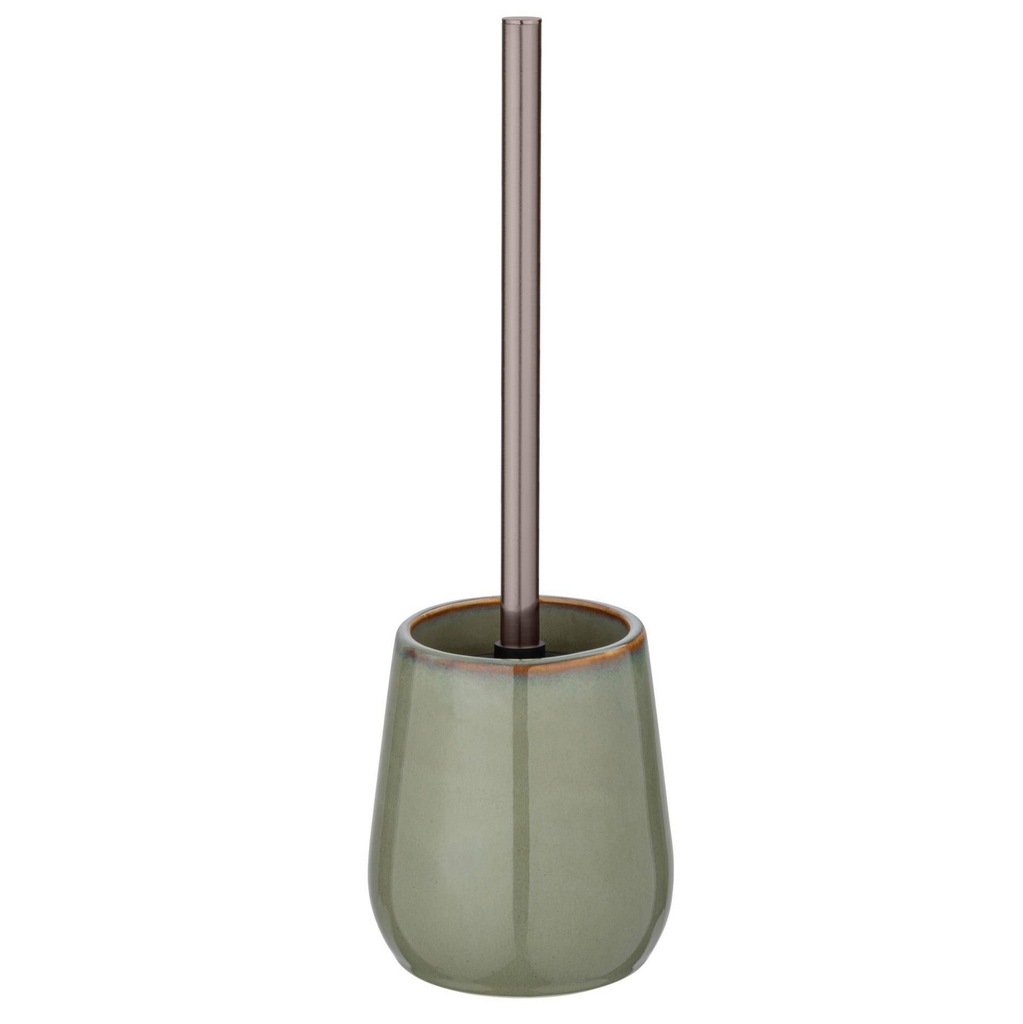 SZCZOTKA TOALETOWA WC oliwkowa ceramiczna WENKO OUTLET