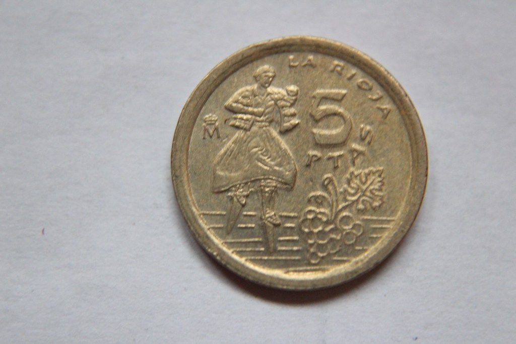 5 PESETAS 1996 HISZPANIA   - W160