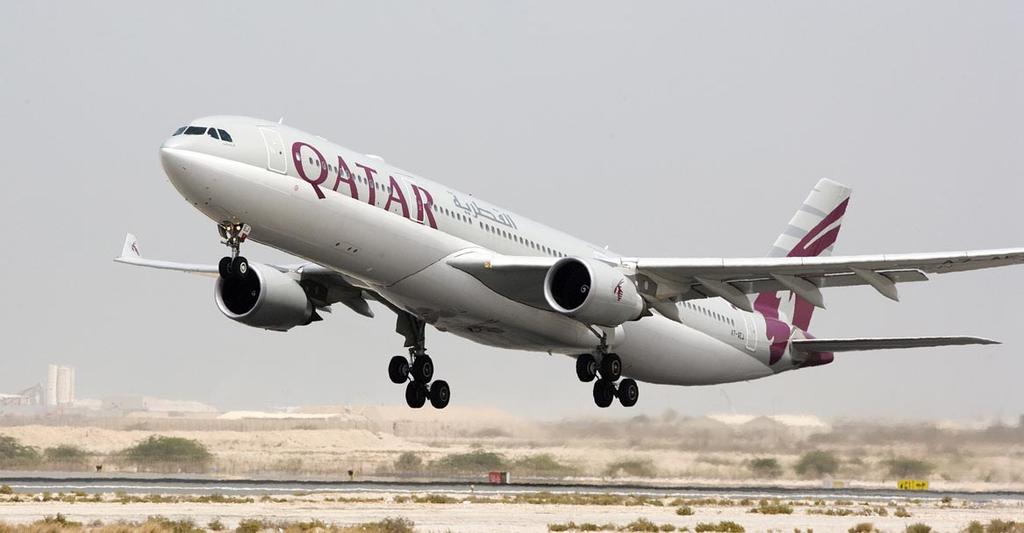 Qatar Airways - model samolotu Airbus A330