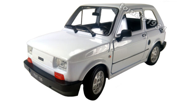 FIAT 126P OT. DRZWI MASKA MALUCH WELLY 121 BIAŁY