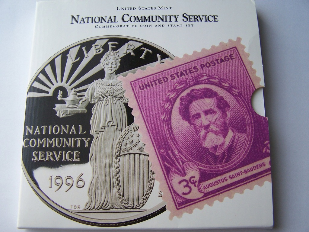 - USA -- 1996 -- 1 Dollar -- SREBRO