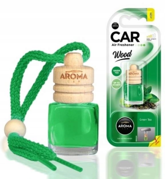 AROMA CAR WOOD zapach samochodowy GREEN TEA