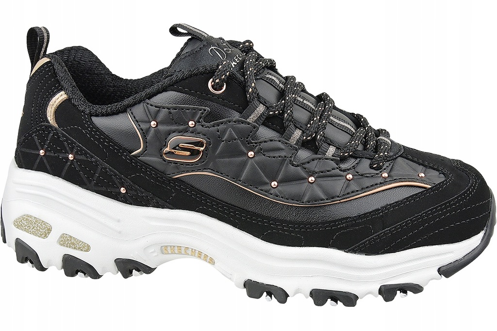 Damskie Buty SKECHERS D'LITES 13087-BKRG -39-