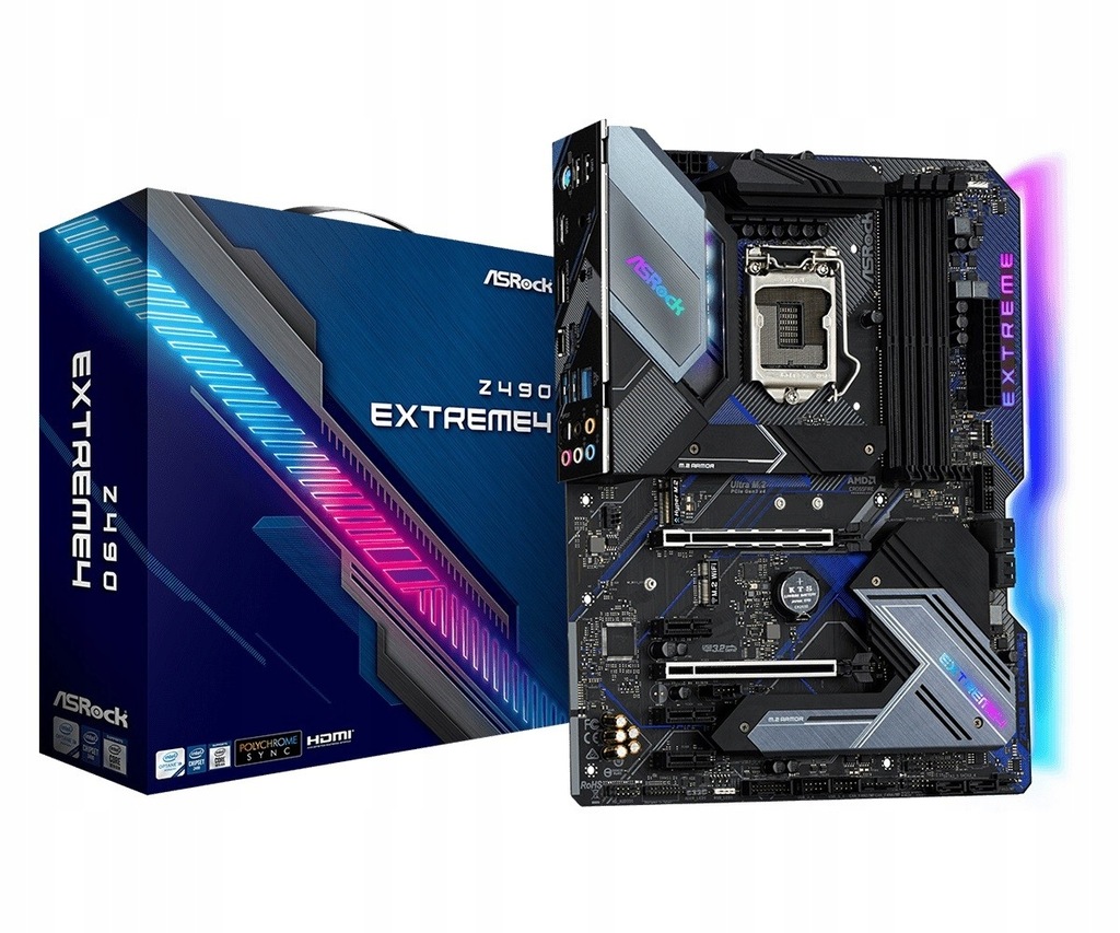 Купить Материнская плата Z490 Extreme4 s1200 4DDR4 HDMI: отзывы, фото, характеристики в интерне-магазине Aredi.ru