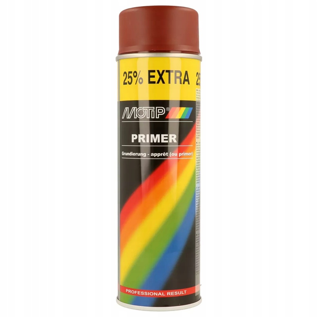 Motip rally paint podklad czerwony 500ml - MOTIP 004055