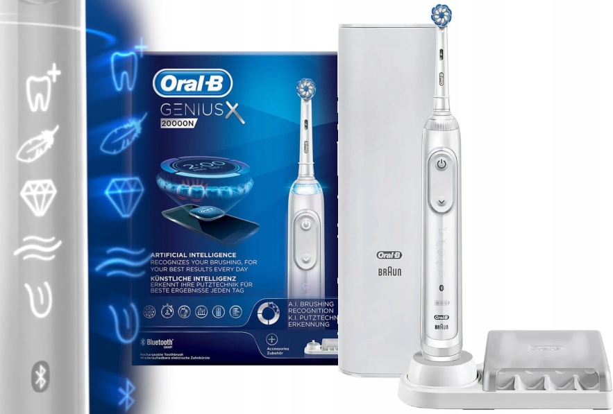 Szczoteczka Oral-B GENIUS X 20000N Etui - 11417943578 - oficjalne ...