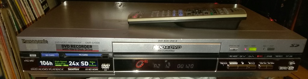 Nagrywarka Panasonic DMR-E100HEG, z pierwszych...