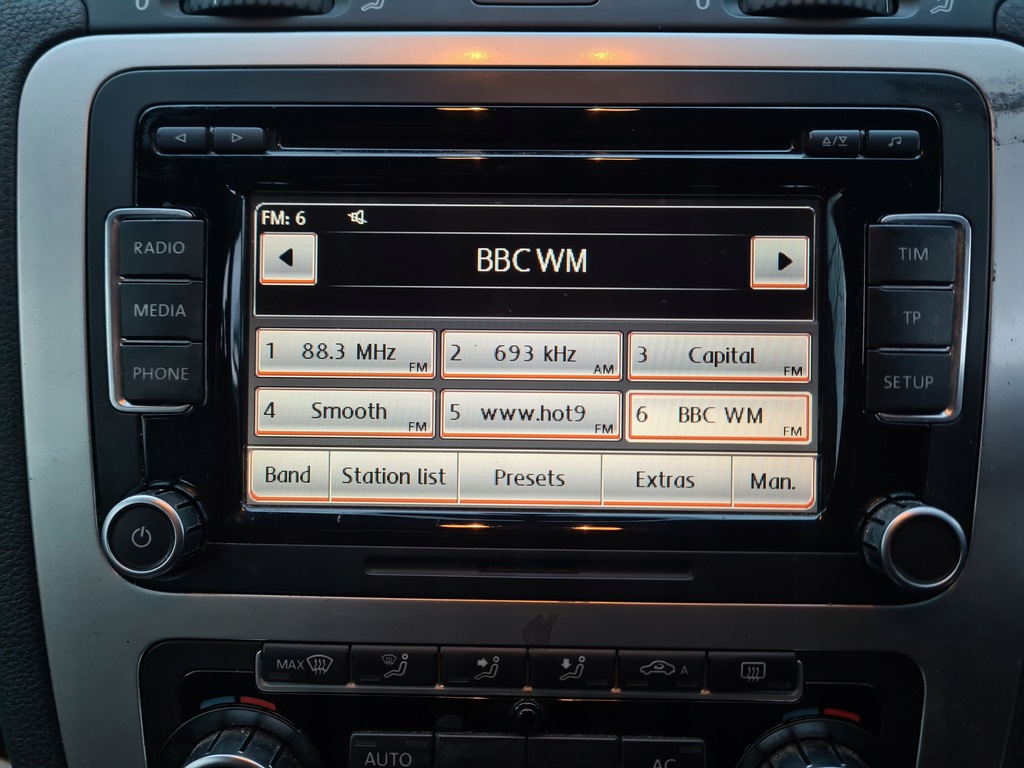 RADIO CD RNS VW SCIROCCO PASSAT TIGUAN GOLF CADY