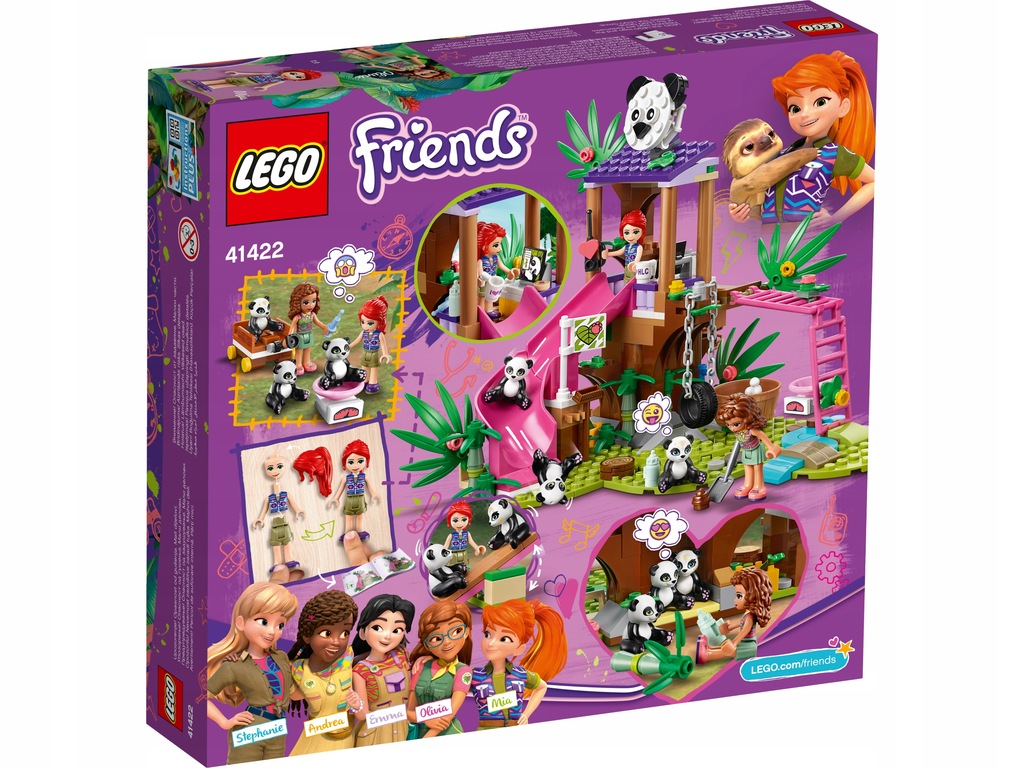 Купить LEGO FRIENDS Домик на дереве с пандами 41422: отзывы, фото, характеристики в интерне-магазине Aredi.ru