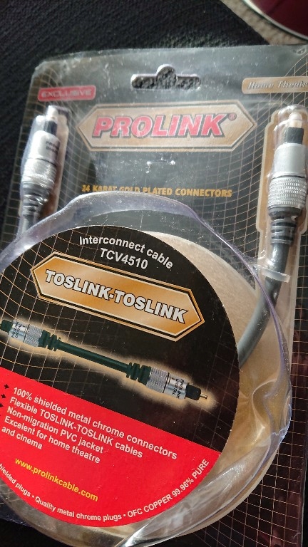 TOSLINK PROLINK 0,5M. NOWY TCV 4510