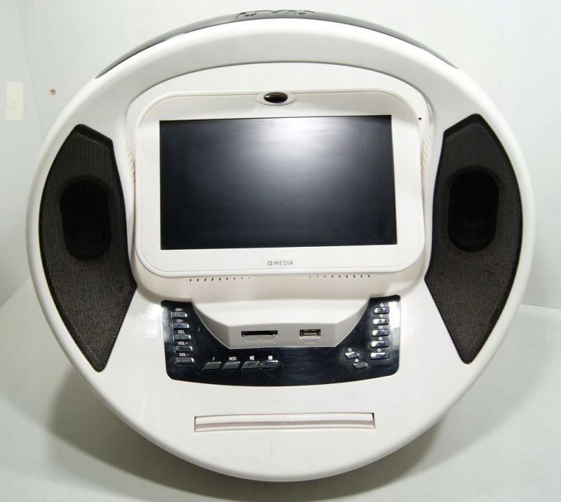 PRZENOŚNY ODTWARZACZ DVD TV Q MEDIA Z GŁOŚNIKAMI 7862709534