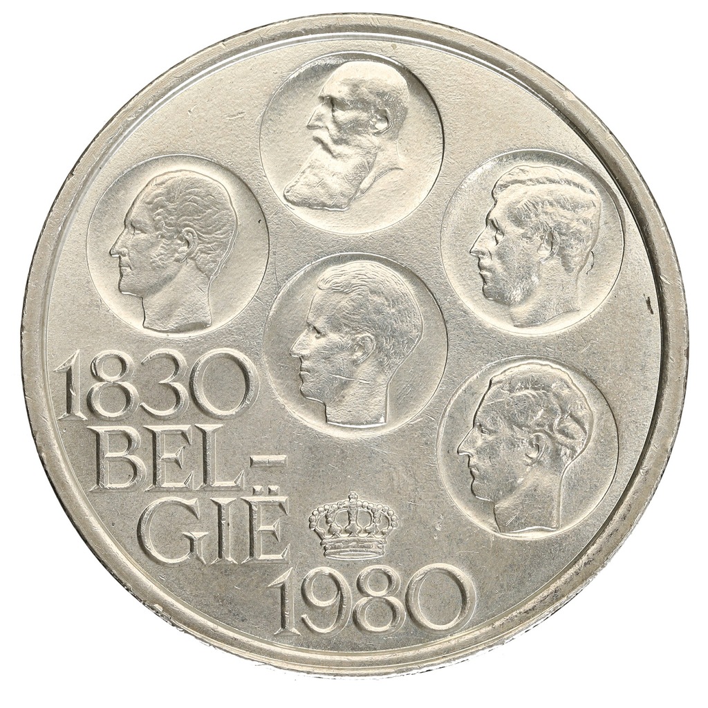 Belgia - 500 fr Niepodległość , hol. 1980 r, Ag