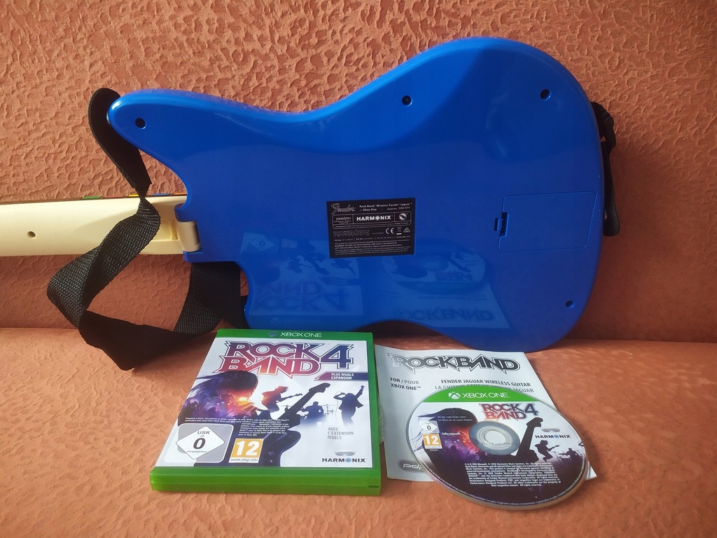 ROCK BAND 4 FENDER JAGUAR GITARA GRA PUDEŁKO PASEK 9204486875