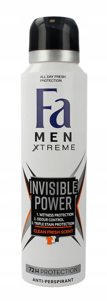 Fa Men Xtreme Invisible Power Dezodorant w sprayu