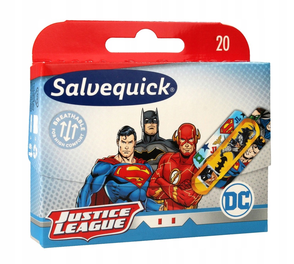 Salvequick Plastry Justice League 1op.-20szt
