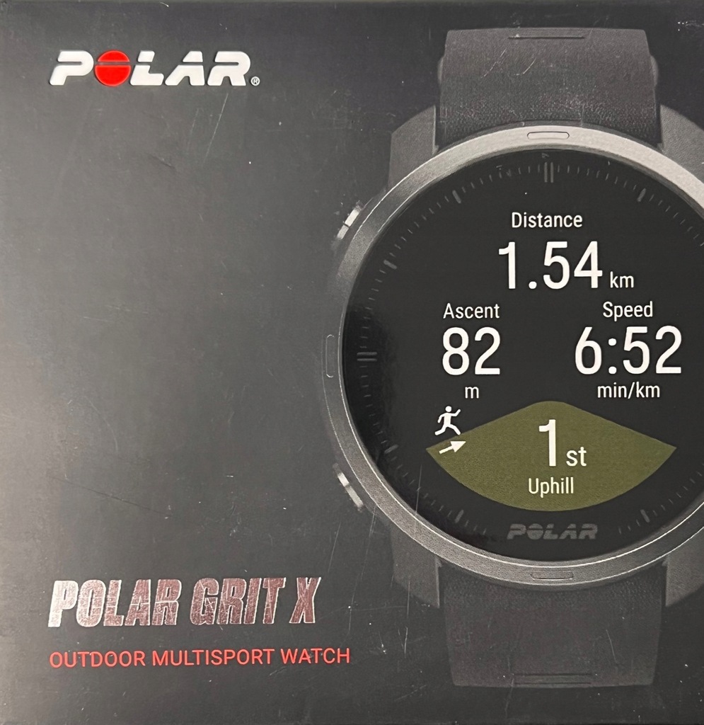 POLAR Grit X Czarny M/L Smartwatch Sportowy GPS