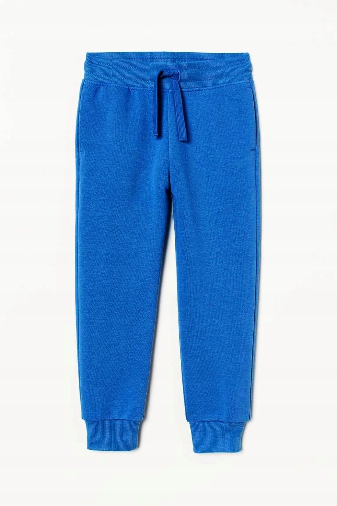 NOWE H&M spodnie dresowe niebieskie 122