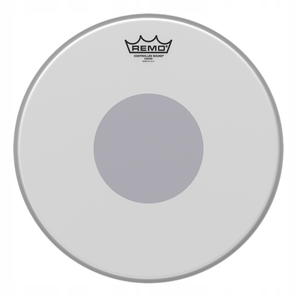 REMO CS Emperor Coated Black Dot 12"