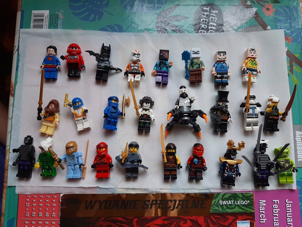 Ludziki lego 26sztuk Ninjago,Star wars Lego city