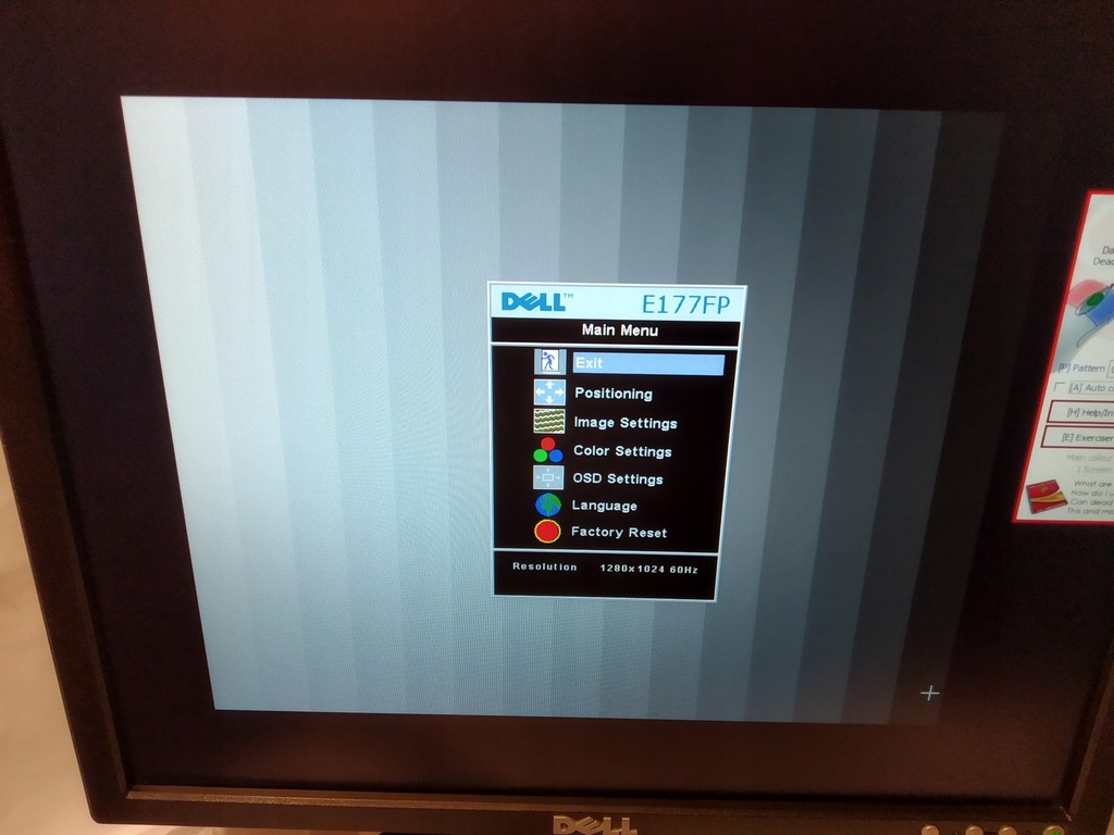 Monitor Dell E177fp 1280x1024 TFT Czarny